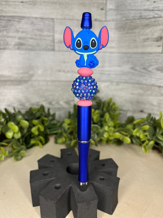 Stitch Blue Bling Pen