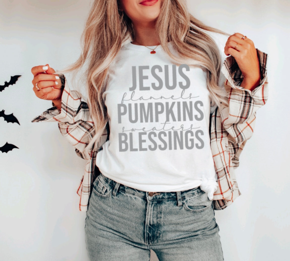 Screen Print- Jesus & Pumpkins