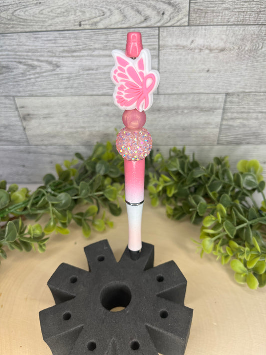 Cancer Marble Bling Pen