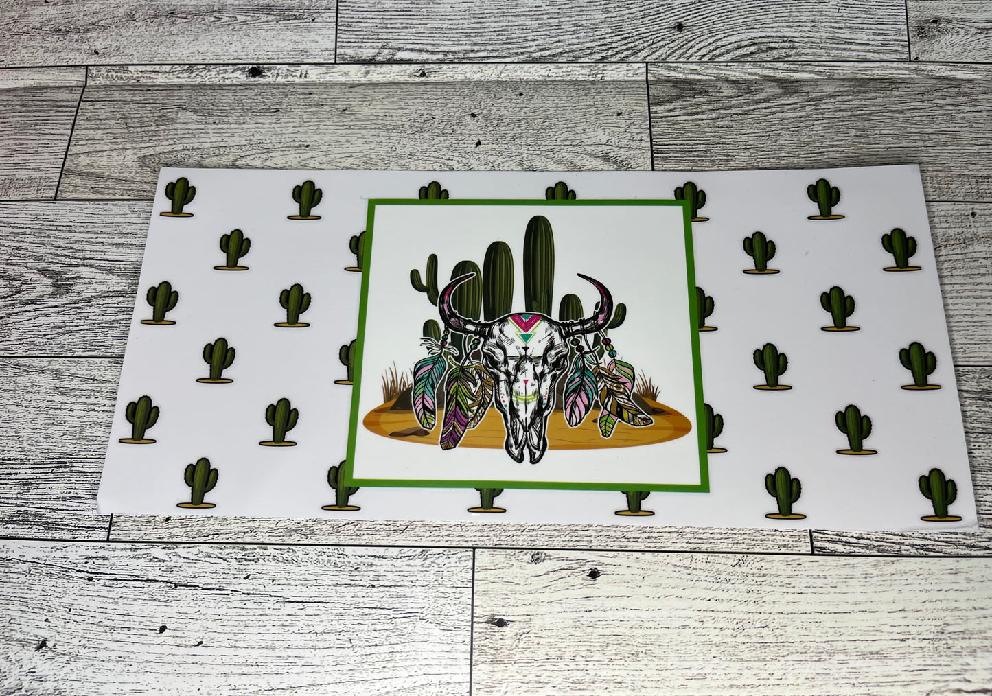 Skull Cactus 16 OZ UV-