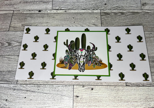 Skull Cactus 16 OZ UV-