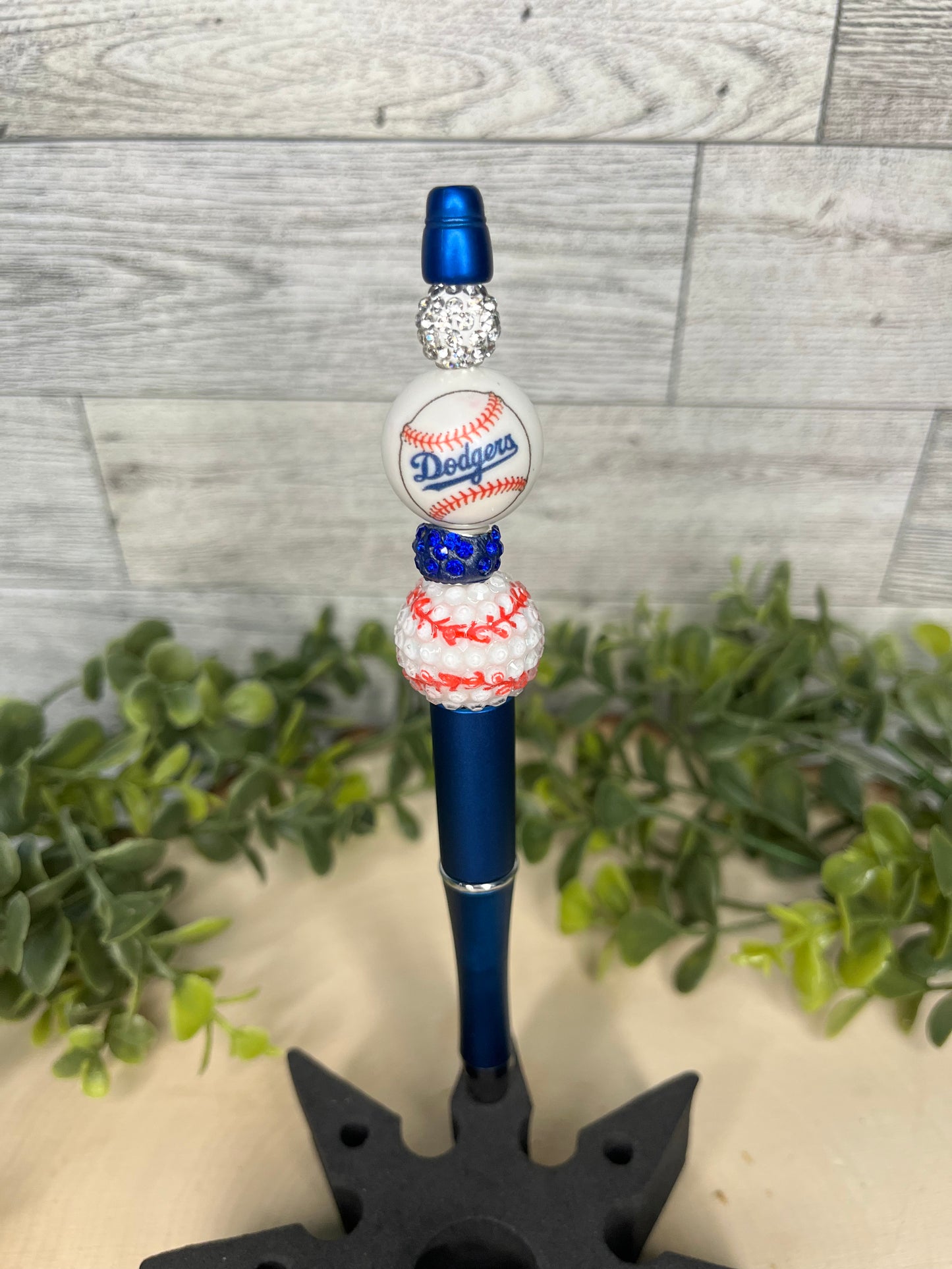 LA Dodgers Baseball Bling Pen