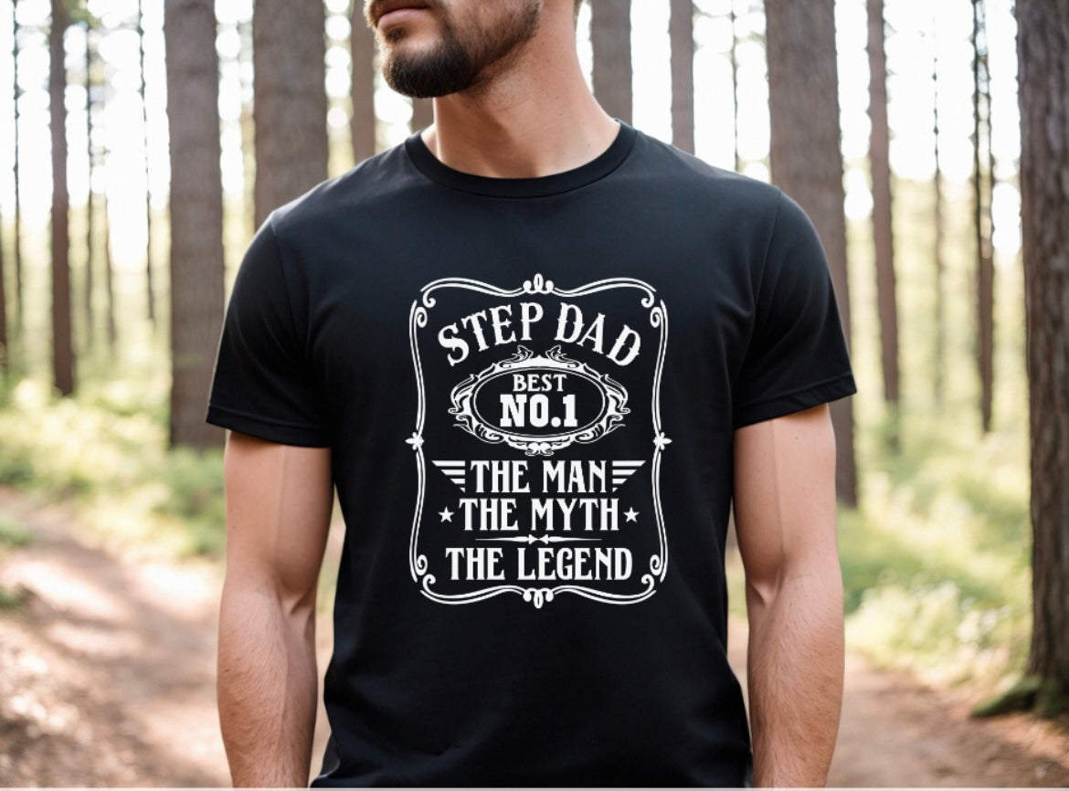 Screen Print- Step Dad